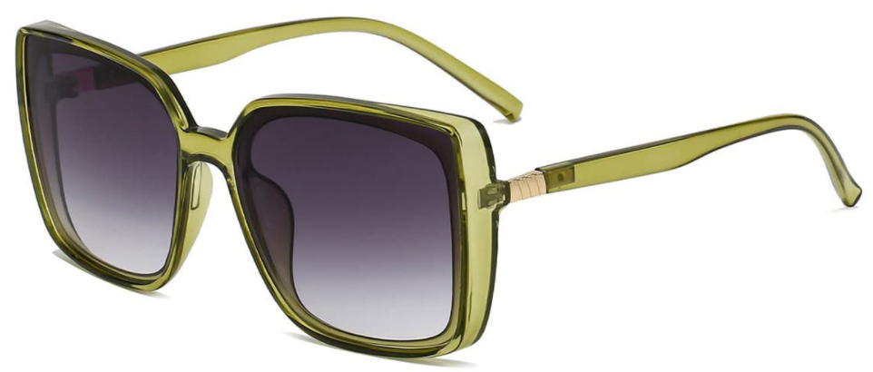 Neza Square Emerald Sunglasses