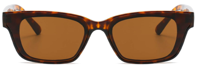 Rectangle Tortoiseshell Sunglasses For Women
