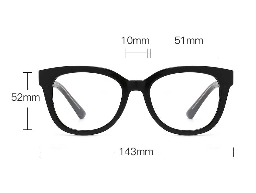 Zaki Square Black Glasses For Men Women Lensmart Online