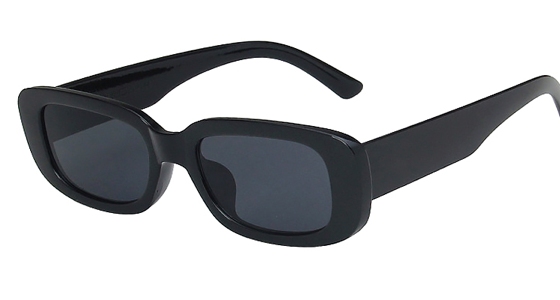 Rectangle Black/Grey Sunglasses For Women and Men