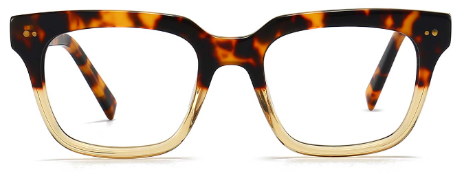 Mabry: Square Tortoiseshell/Brown Eyeglasses For Men and Women