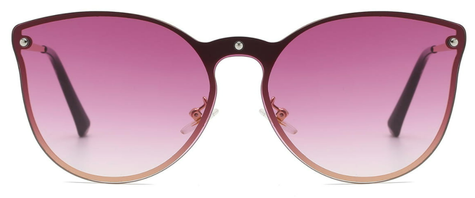 Thierry: Cat-eye Purple Sunglasses for Women