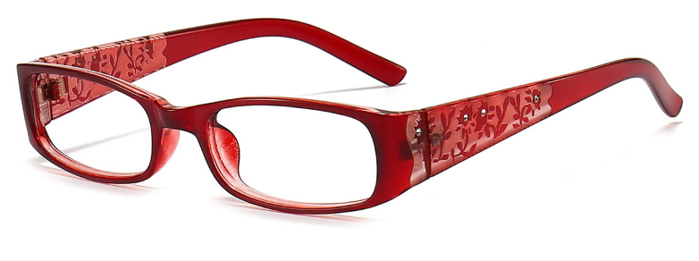 Rectangle Red Eyeglasses For Women
