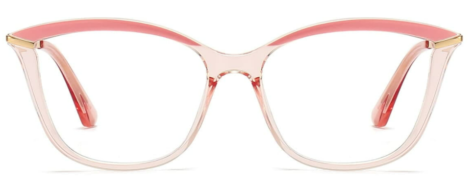 Huntley: Cat-eye Pink Eyeglasses for Women