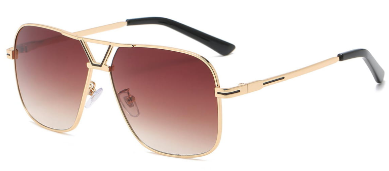 Aviator Brown Sunglasses For Men and Women