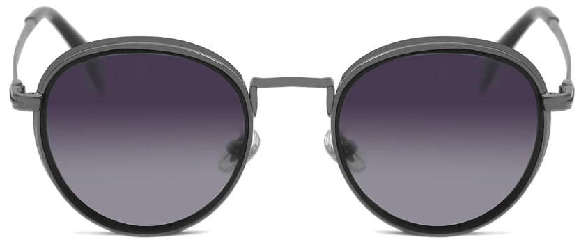 Everie: Oval Grey/Gradual-Grey Sunglasses for Women and Men