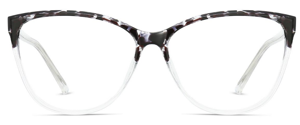 Cat-eye Black-Tortoiseshell Eyeglasses for Women