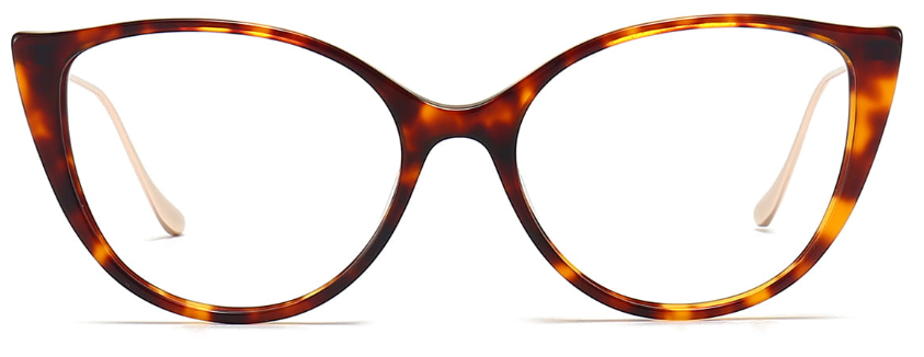 Ilya: Cat-eye Tortoiseshell Eyeglasses For Women