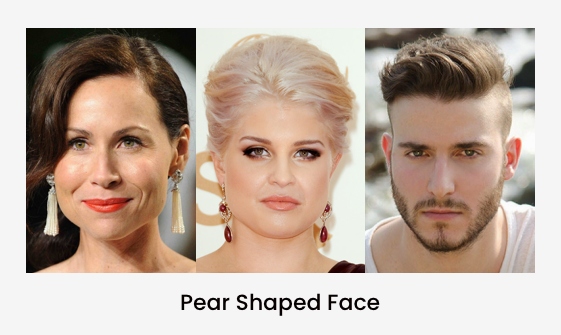 pear shaped faces