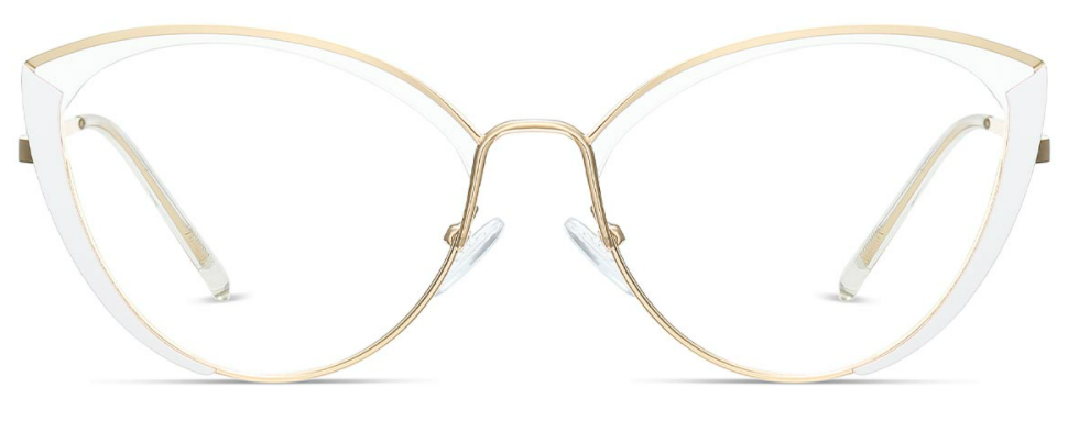 Cat-eye Transparent Eyeglasses