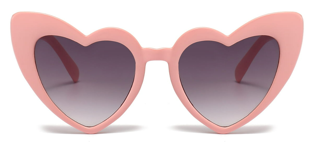 Oona: Cat-eye Pink/Grey Sunglasses for Women