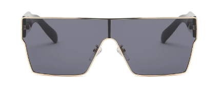 Rectangle Black Sunglasses For Men and Women