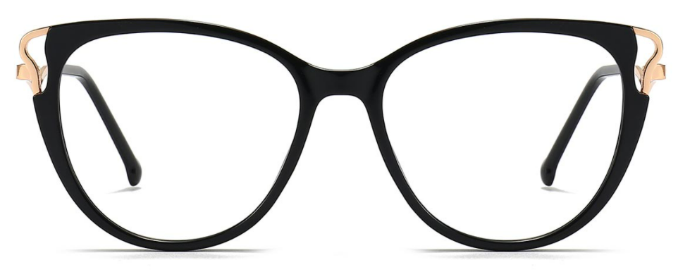 Odette: Cat-eye Black Eyeglasses For Women