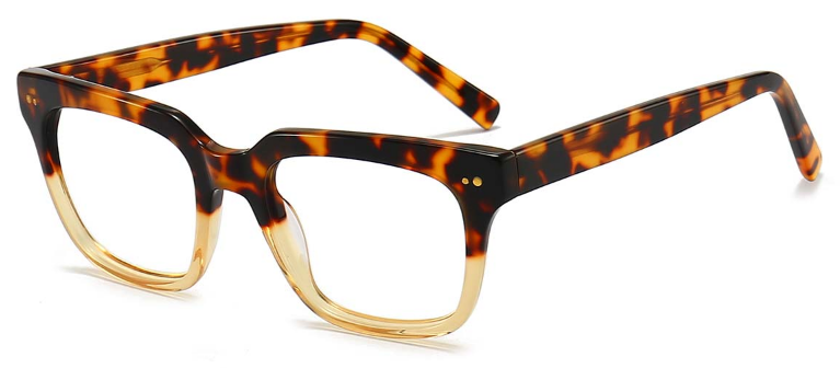 Mabry:Square Tortoiseshell/Brown Eyeglasses for Men and Women