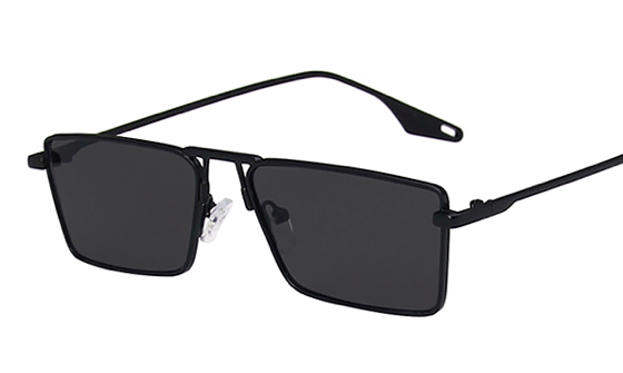 Rectangle Black-Grey Sunglasses For Women and Men