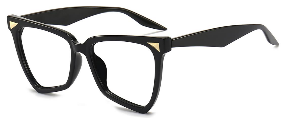 Tracy: Cat-eye Black Eyeglasses for Men and Women