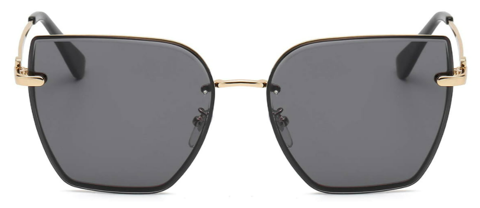 Pavana: Cat-eye Black Sunglasses for Women