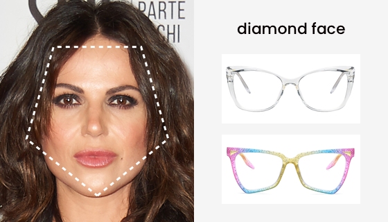 glasses for diamond face