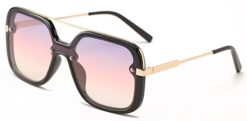 Violet Aviator Sunglasses