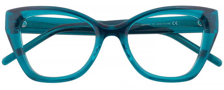 Cat-eye Emerald Eyeglasses For Men and Women