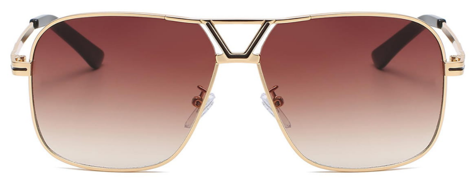 Xuxa: Aviator Brown/Brown Sunglasses for Men and Women