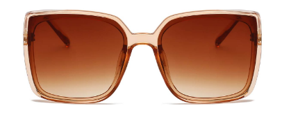 Square Brown Sunglasses For Men and Women