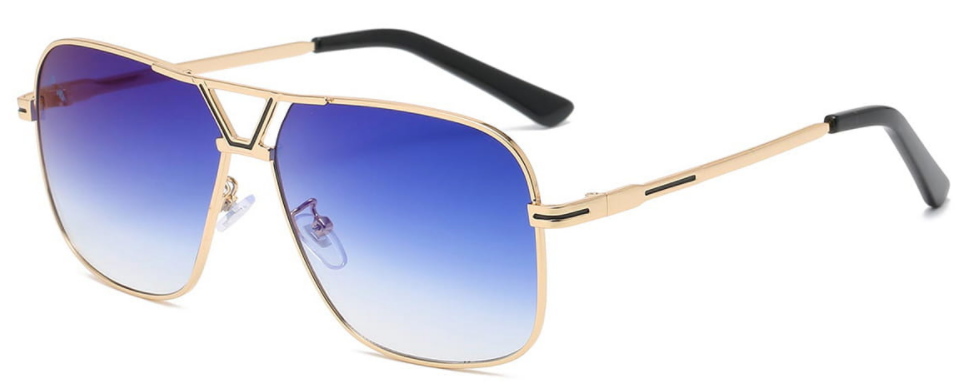 Xuxa: Aviator Blue Sunglasses for Men and Women