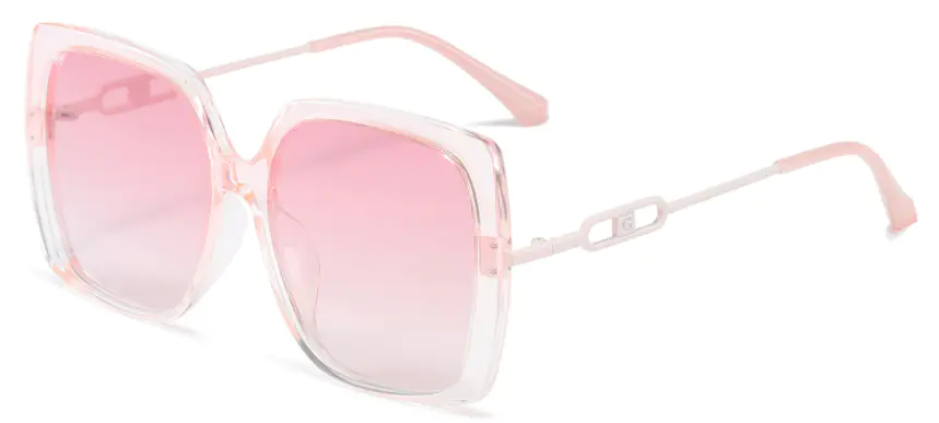 Square Pink Sunglasses For Women