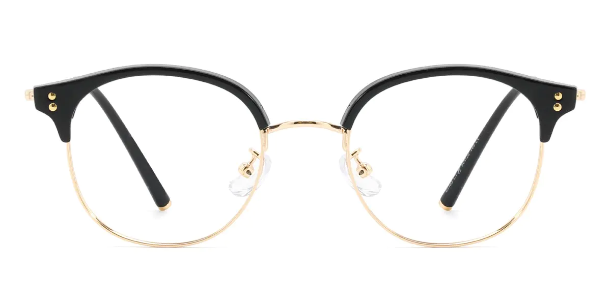 Oval Gold Glasses for Women