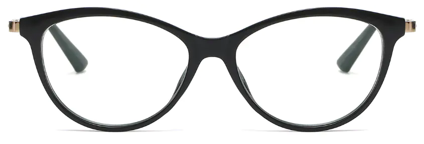 Lulu: Cat-eye Black Eyeglasses For Women