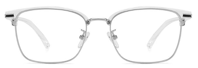 Jini: Rectangle Transparent Eyeglasses