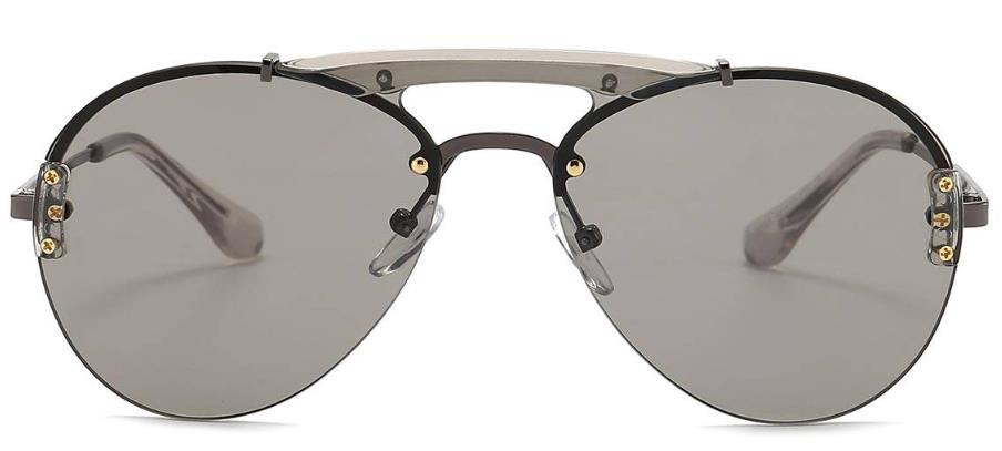 Burns: Aviator Grey Sunglasses