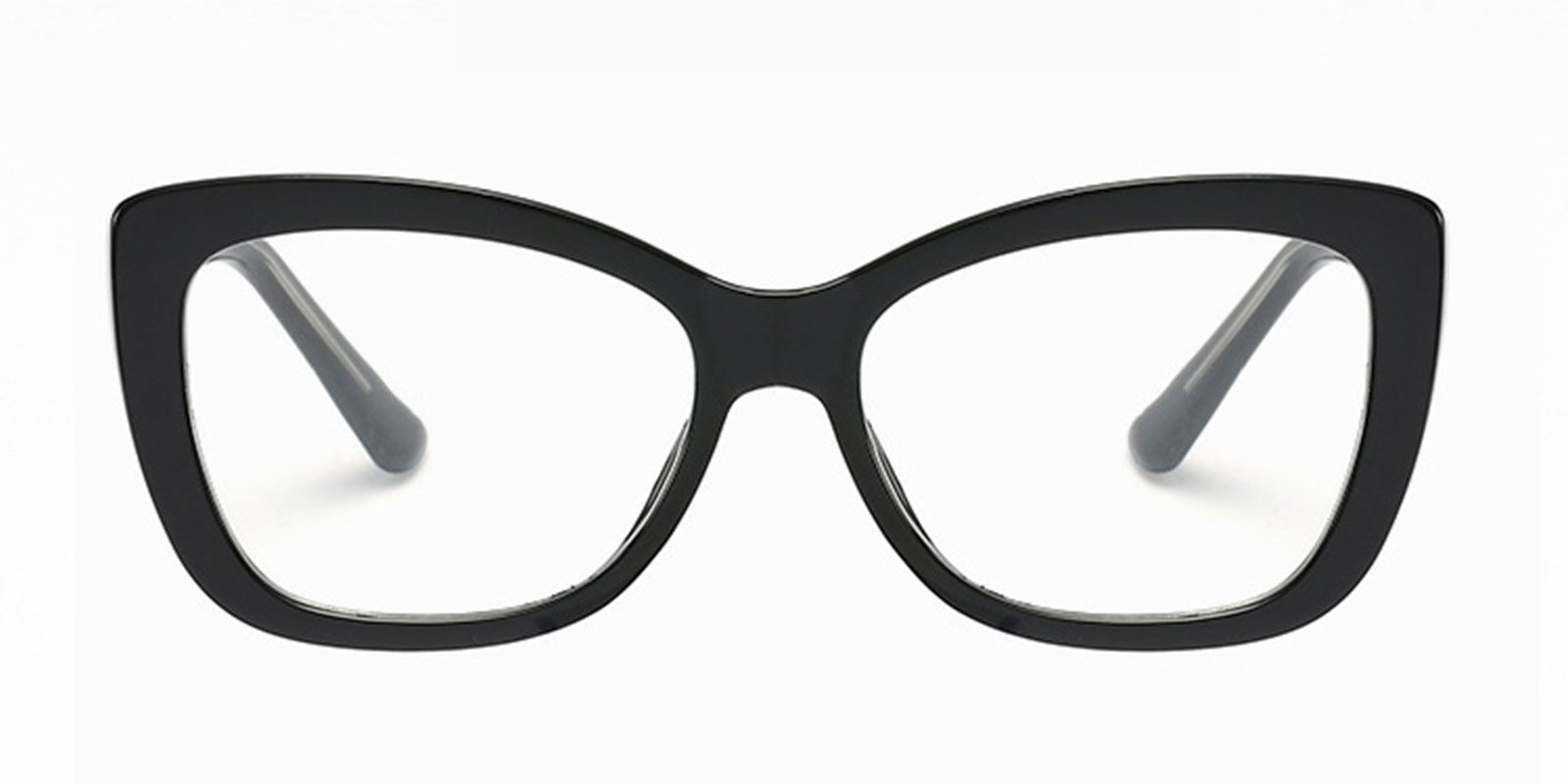 Black - Cat eye Glasses - Milanka