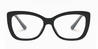 Black Milanka - Cat Eye Glasses