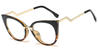 Black Tortoiseshell Aija - Cat Eye Glasses