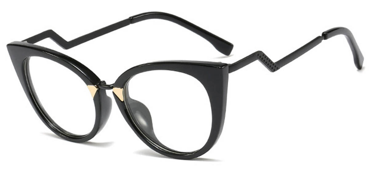 Black Aija - Cat Eye Glasses