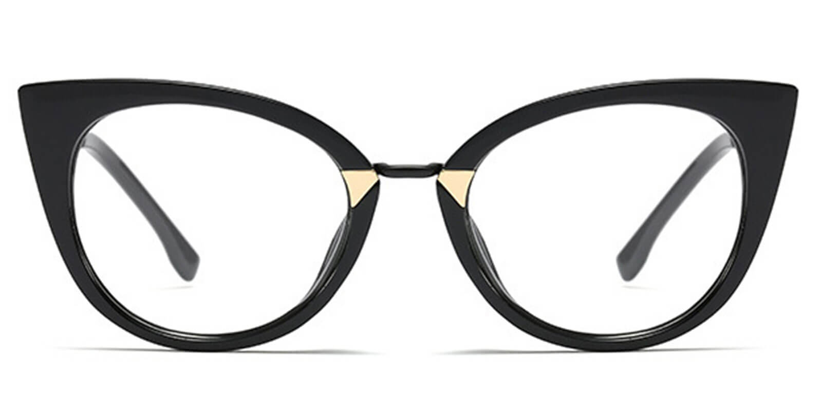 Black - Cat eye Glasses - Aija