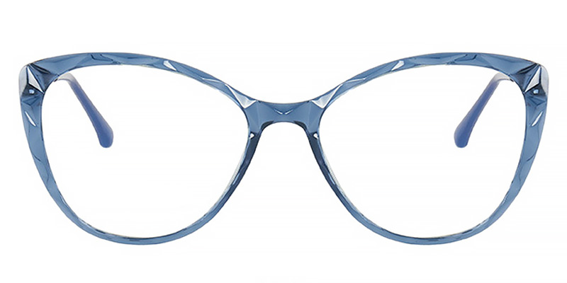 Blue - Cat eye Glasses - Januaria