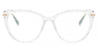 Clear Amaya - Cat Eye Glasses