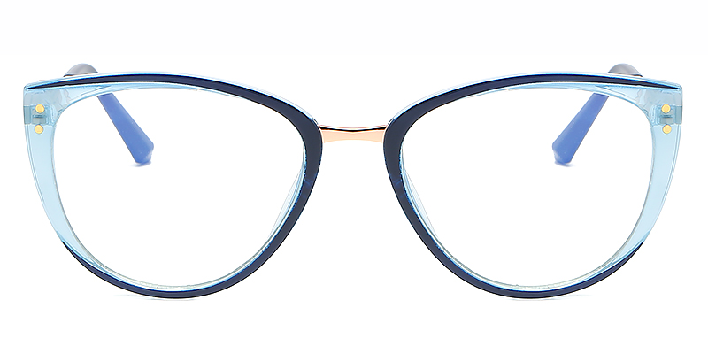 Blue - Cat eye Glasses - Ainhoa