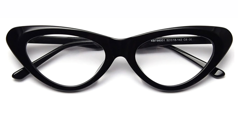Black - Cat eye Glasses - Anselm