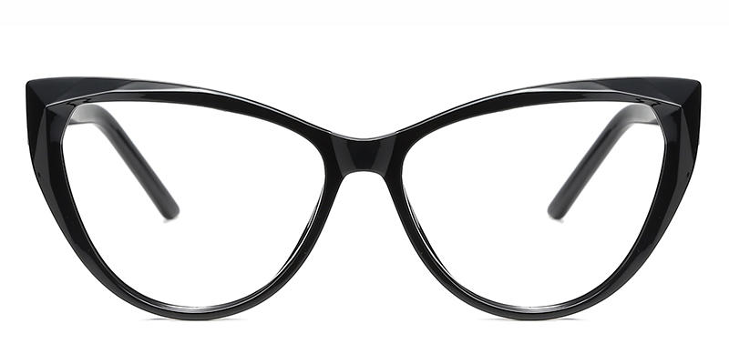 Black - Cat eye Glasses - Damiane