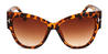 Tortoiseshell Gradual Brown Lux - Cat Eye Sunglasses