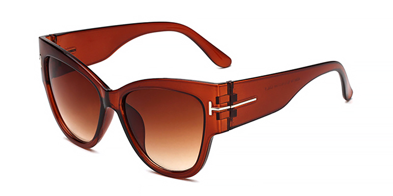 Brown Gradual Brown Lux - Cat eye Sunglasses