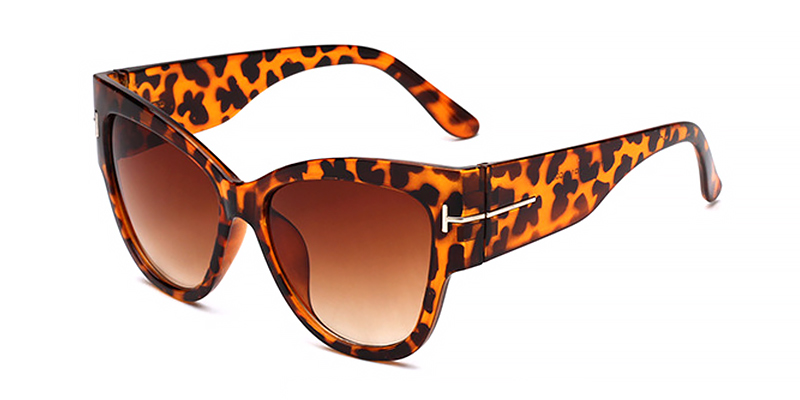 Tortoiseshell Gradual Brown - Cat eye Sunglasses - Lux