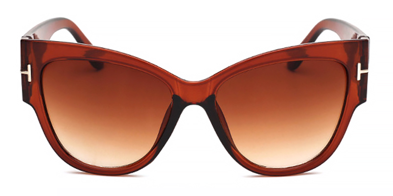 Brown Gradual Brown Lux - Cat eye Sunglasses