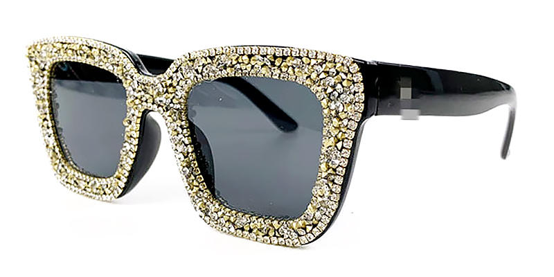 White Diamond Scarlett - Square Sunglasses