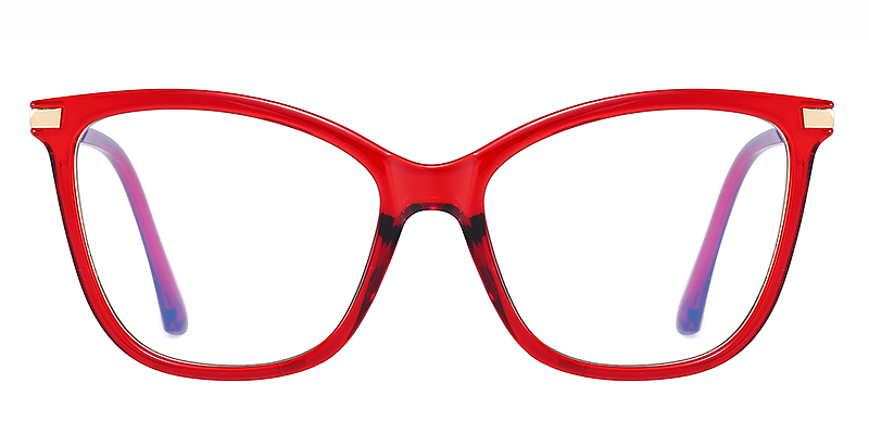 Red Astrid - Cat eye Glasses