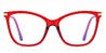 Red Astrid - Cat Eye Glasses