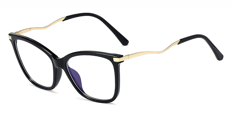 Black Astrid - Cat eye Glasses